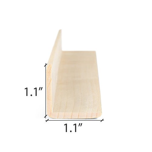 ProSaunas ASPEN 2X2 (28mm x 28mm) OUTSIDE CORNER TRIM VA | Sauna Wood, Outside Corner Trim, Angle Moulding, VA Profile -  product_vendor - Peak Primal Wellness