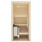 Auroom Cala Glass Mini 1-Person Traditional Sauna Kit w/ Aspen Wood -  product_vendor - Peak Primal Wellness