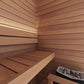 Auroom Cala Glass Mini 1-Person Traditional Sauna Kit w/ Thermo-Aspen Wood -  product_vendor - Peak Primal Wellness