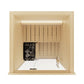 Auroom Cala Glass Mini 1-Person Traditional Sauna Kit w/ Aspen Wood -  product_vendor - Peak Primal Wellness