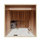 Auroom Cala Glass Mini 1-Person Traditional Sauna Kit w/ Thermo-Aspen Wood -  product_vendor - Peak Primal Wellness