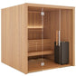 Auroom Libera Glass 6-Person Traditional Sauna Kit -  product_vendor - Peak Primal Wellness