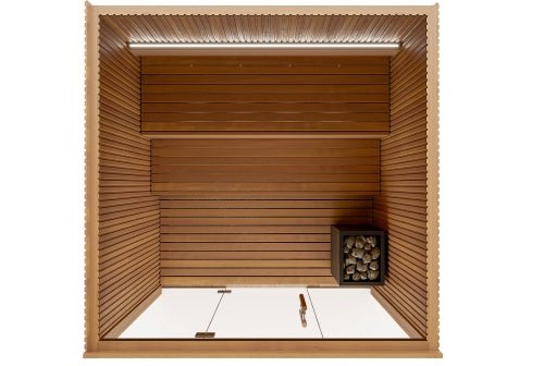 Auroom Libera Glass 6-Person Traditional Sauna Kit -  product_vendor - Peak Primal Wellness