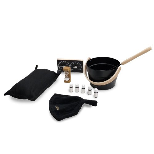 Auroom Cala Glass Mini 1-Person Traditional Sauna Kit w/ Aspen Wood -  product_vendor - Peak Primal Wellness