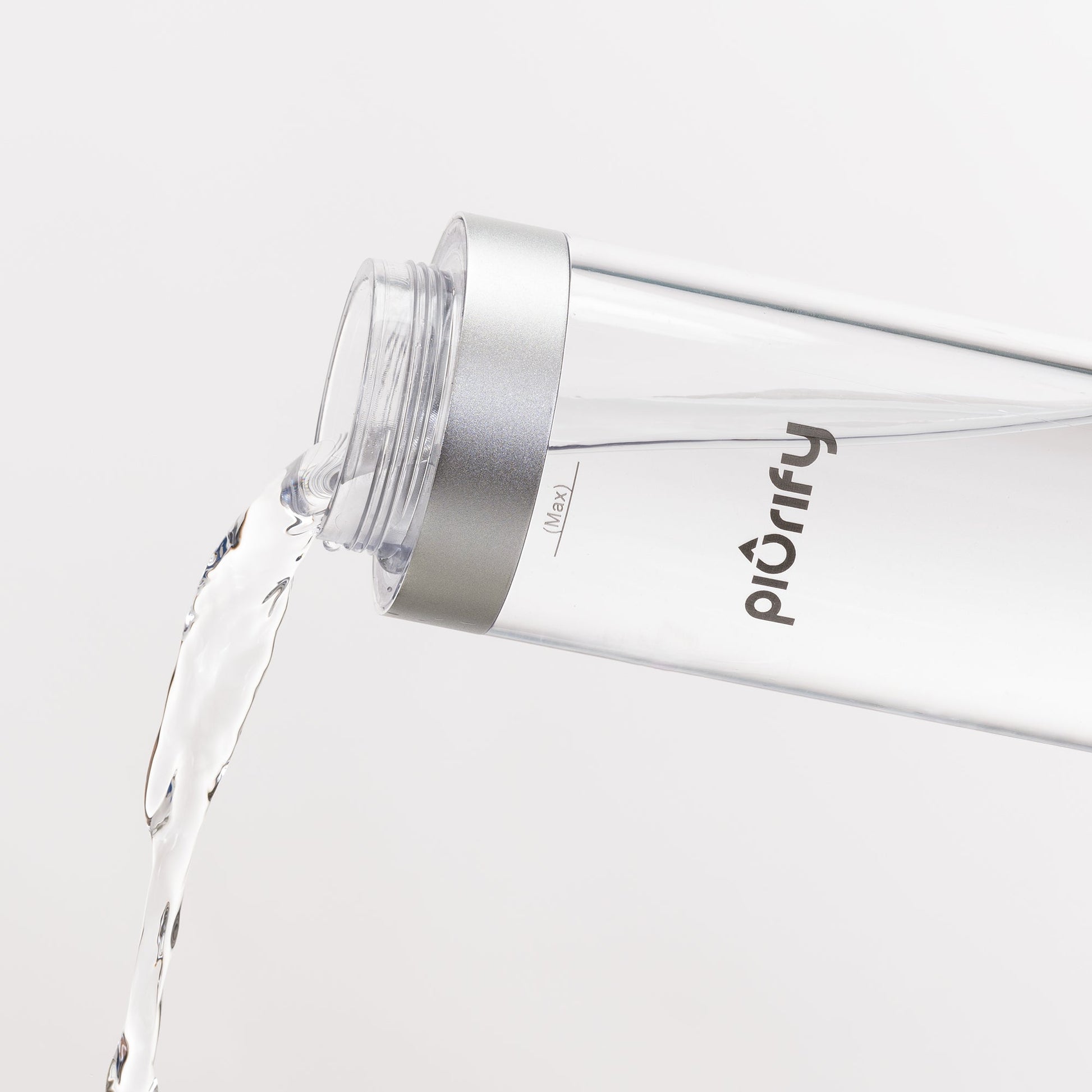 PIURIFY Hydrogenator® Hydrogen Water Bottle - Silver -  product_vendor - Peak Primal Wellness