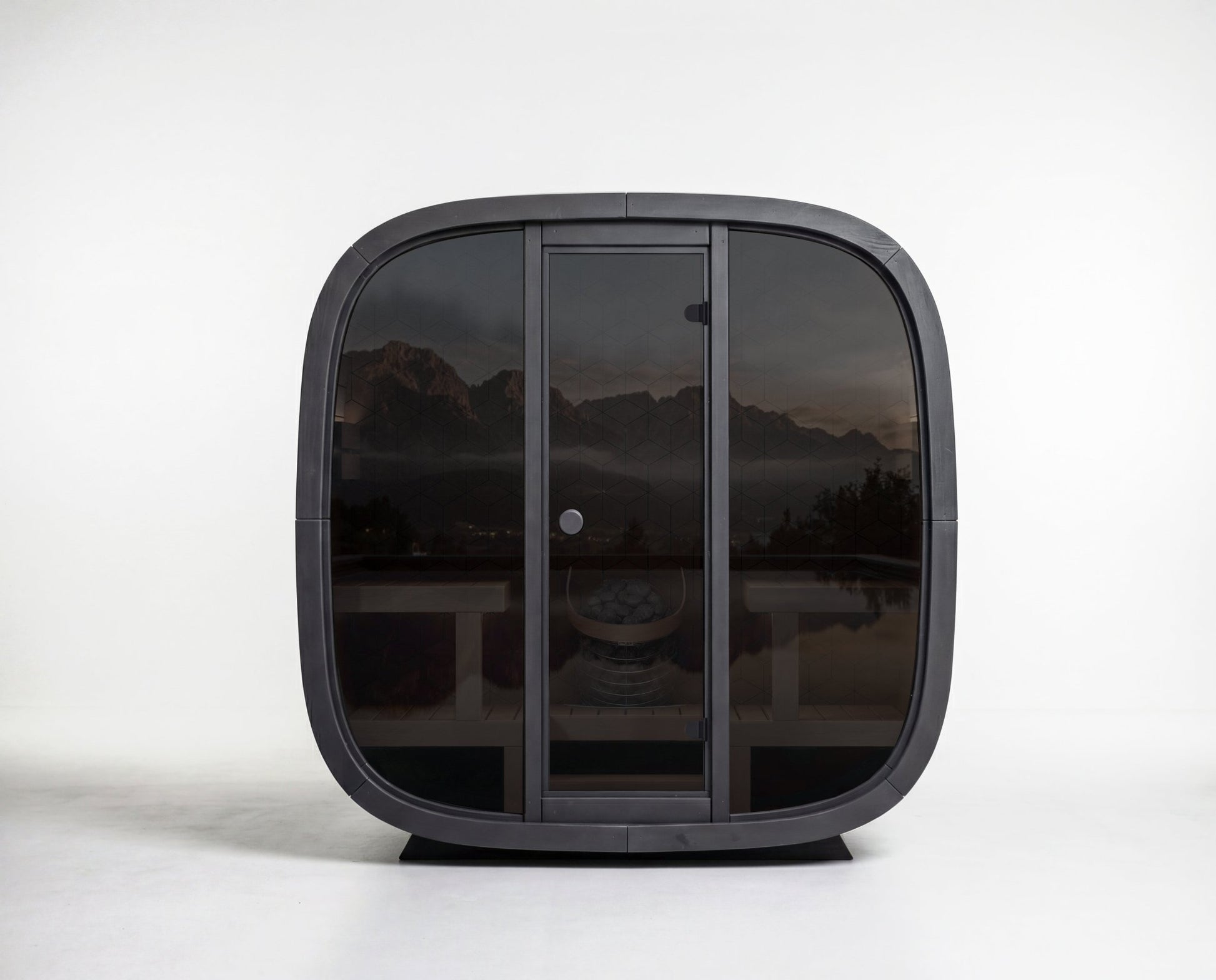 Leil Saunas Black Cube Premium - 4 Person Outdoor Sauna Kit -  product_vendor - Peak Primal Wellness