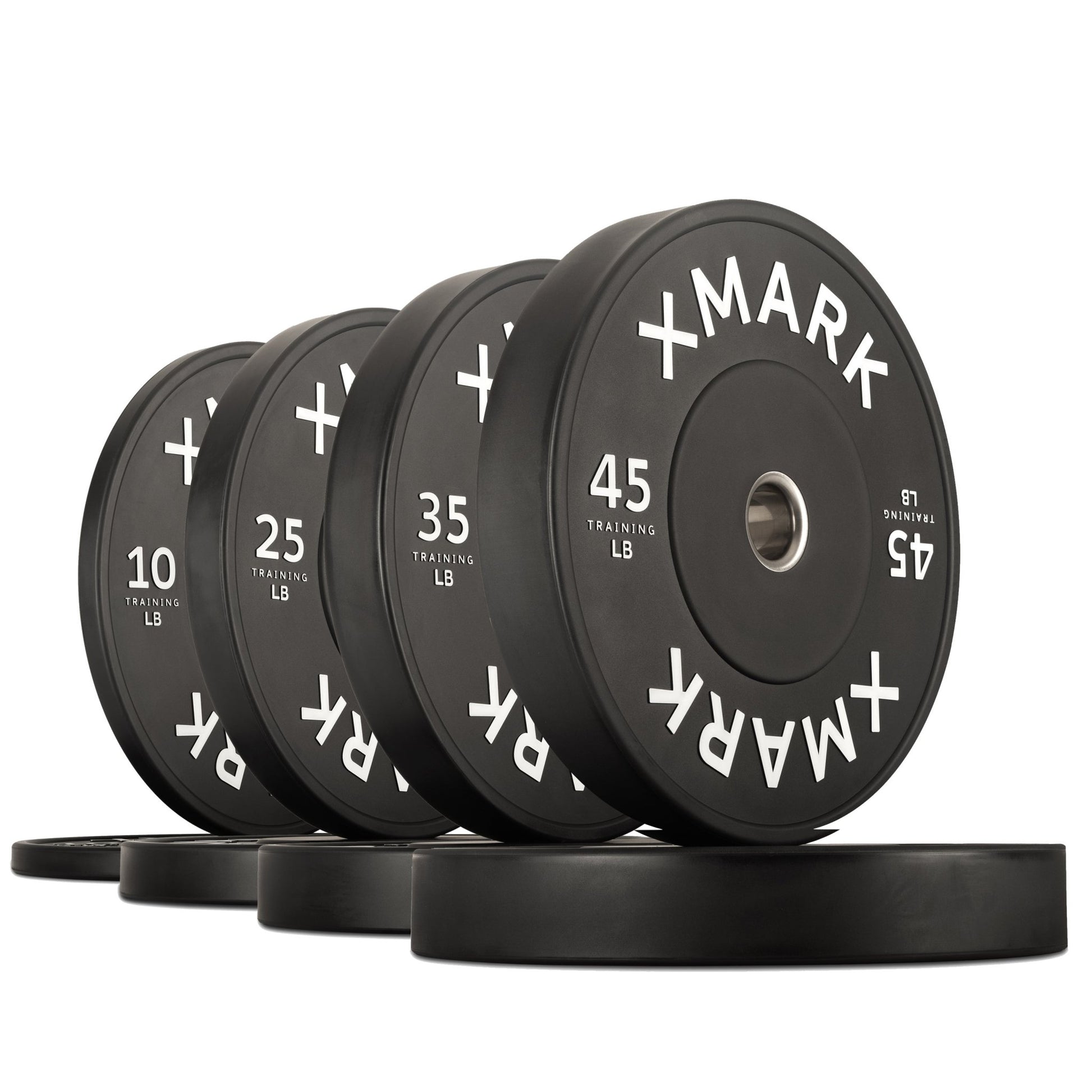 XMark Commercial Black Bumper Plates (LB) -  product_vendor - Peak Primal Wellness