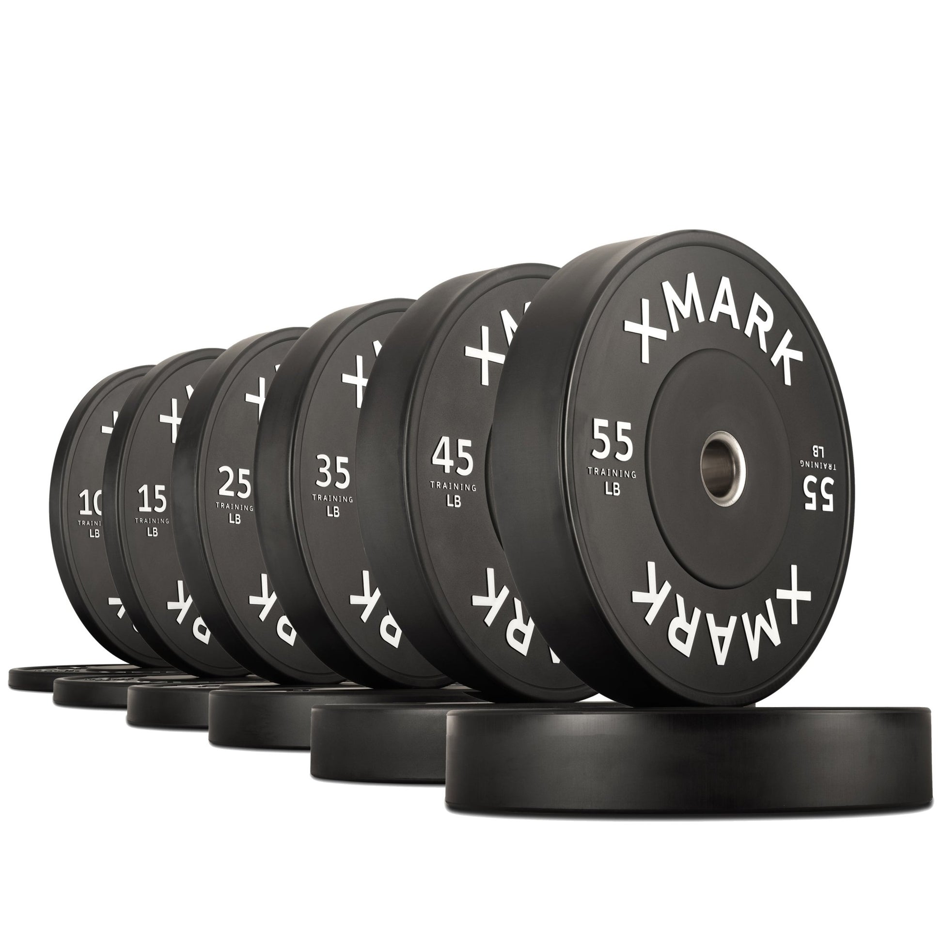 XMark Commercial Black Bumper Plates (LB) -  product_vendor - Peak Primal Wellness