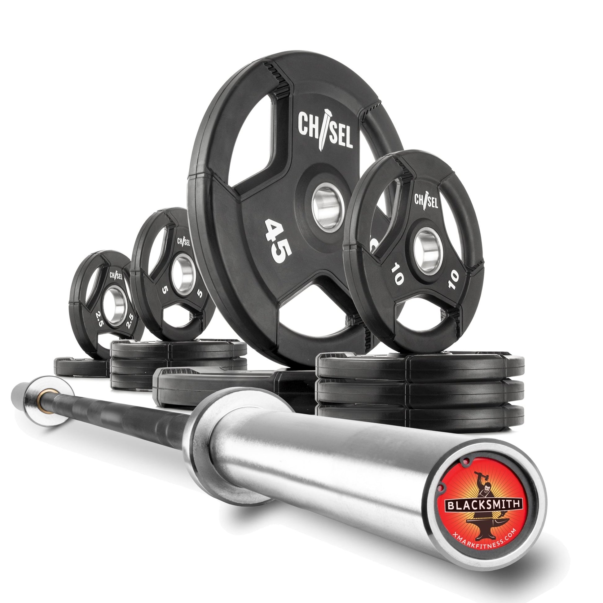 XMark Chisel Olympic Weight Plates & Bar Set Builder -  product_vendor - Peak Primal Wellness