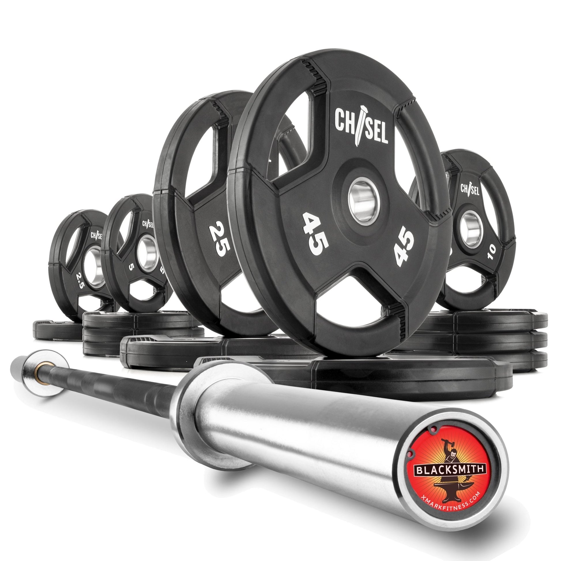 XMark Chisel Olympic Weight Plates & Bar Set Builder -  product_vendor - Peak Primal Wellness