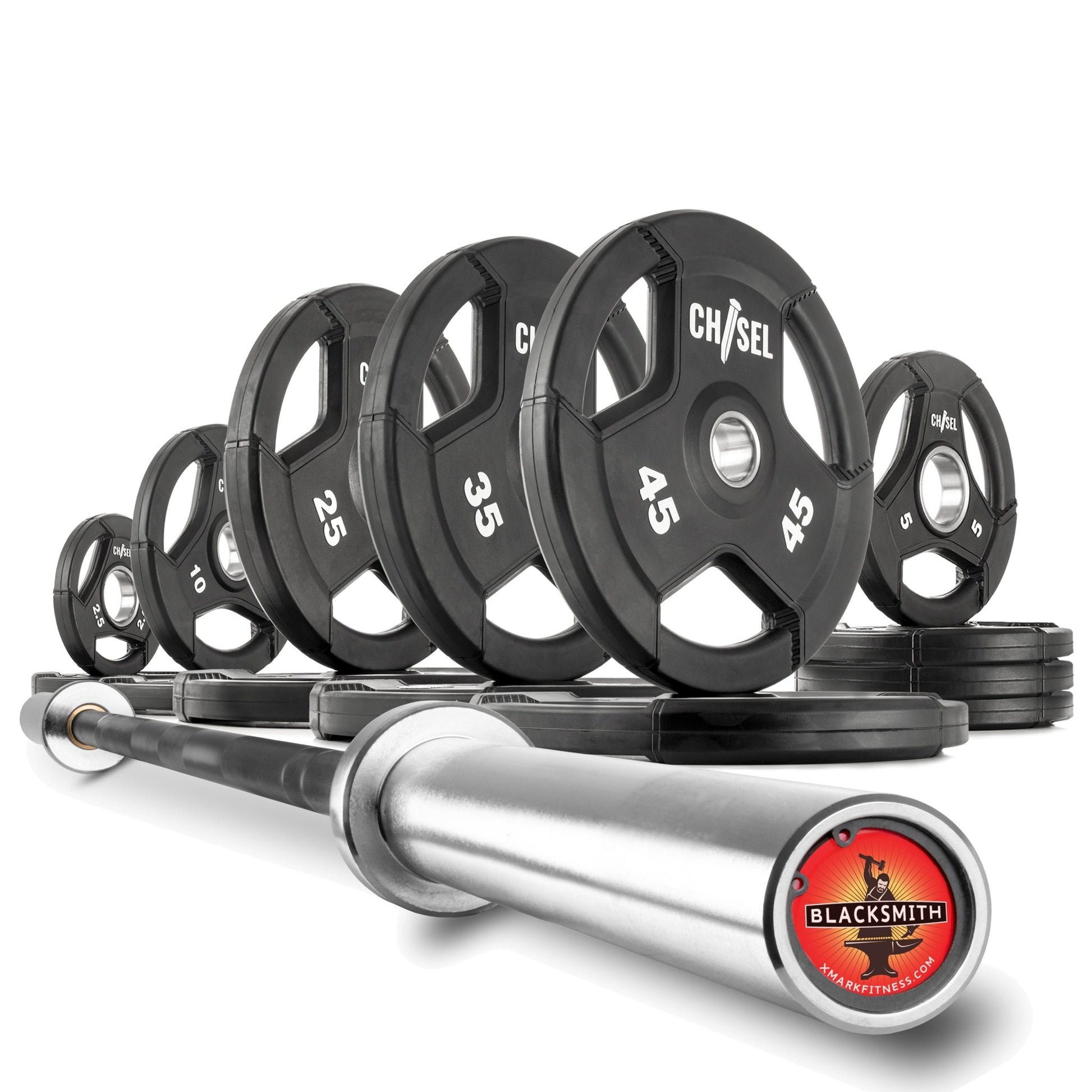 XMark Chisel Olympic Weight Plates & Bar Set Builder -  product_vendor - Peak Primal Wellness