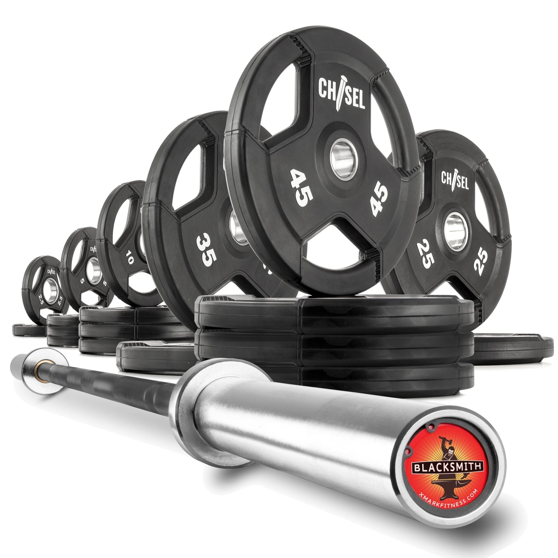 XMark Chisel Olympic Weight Plates & Bar Set Builder -  product_vendor - Peak Primal Wellness