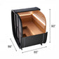 Leil Saunas Black Cube Classic - 4 Person Outdoor Sauna Kit -  product_vendor - Peak Primal Wellness