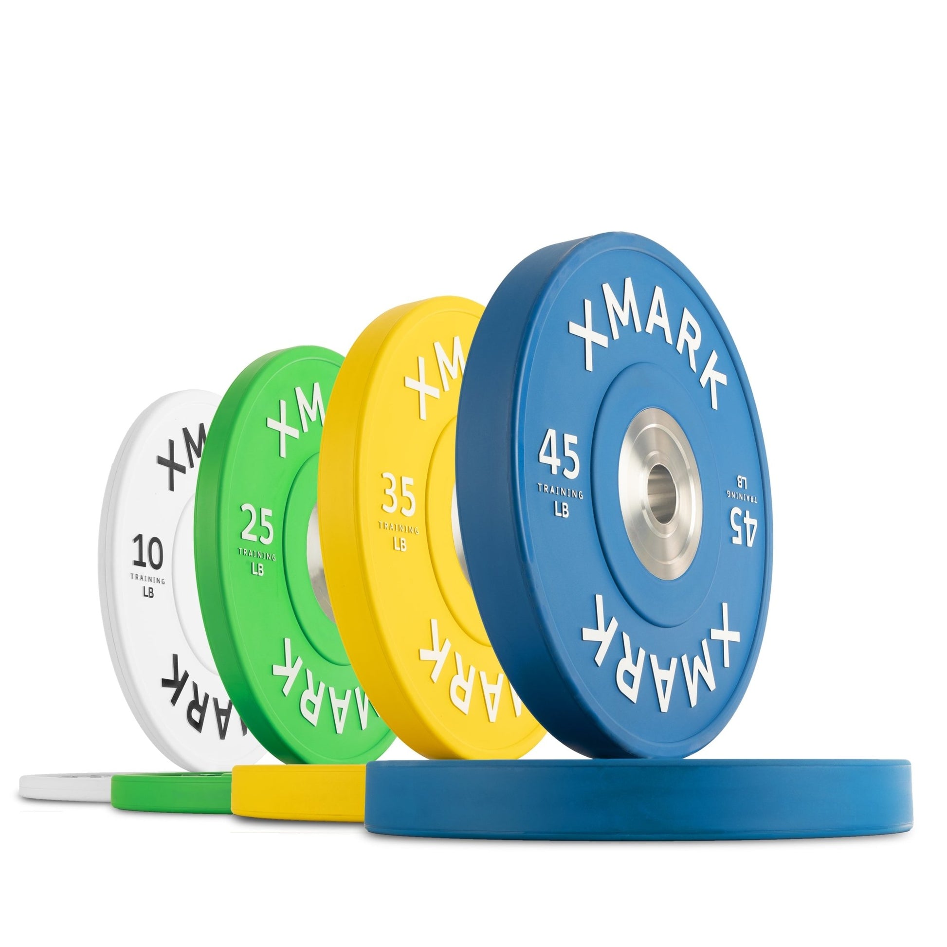 XMark Commercial Premium Virgin Rubber Color Bumper Plates (LB) -  product_vendor - Peak Primal Wellness