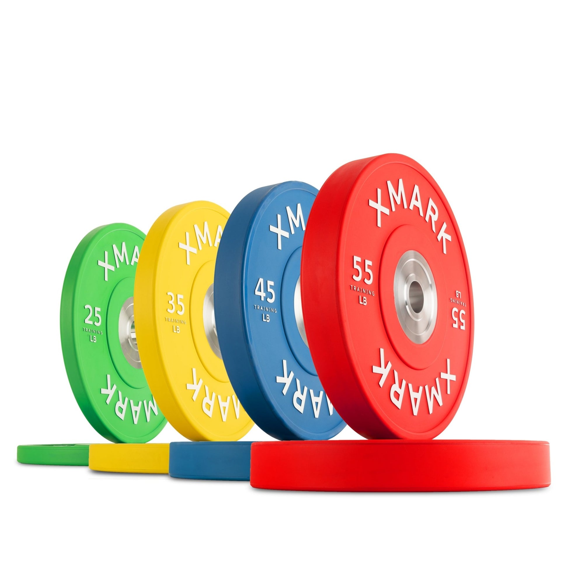 XMark Commercial Premium Virgin Rubber Color Bumper Plates (LB) -  product_vendor - Peak Primal Wellness