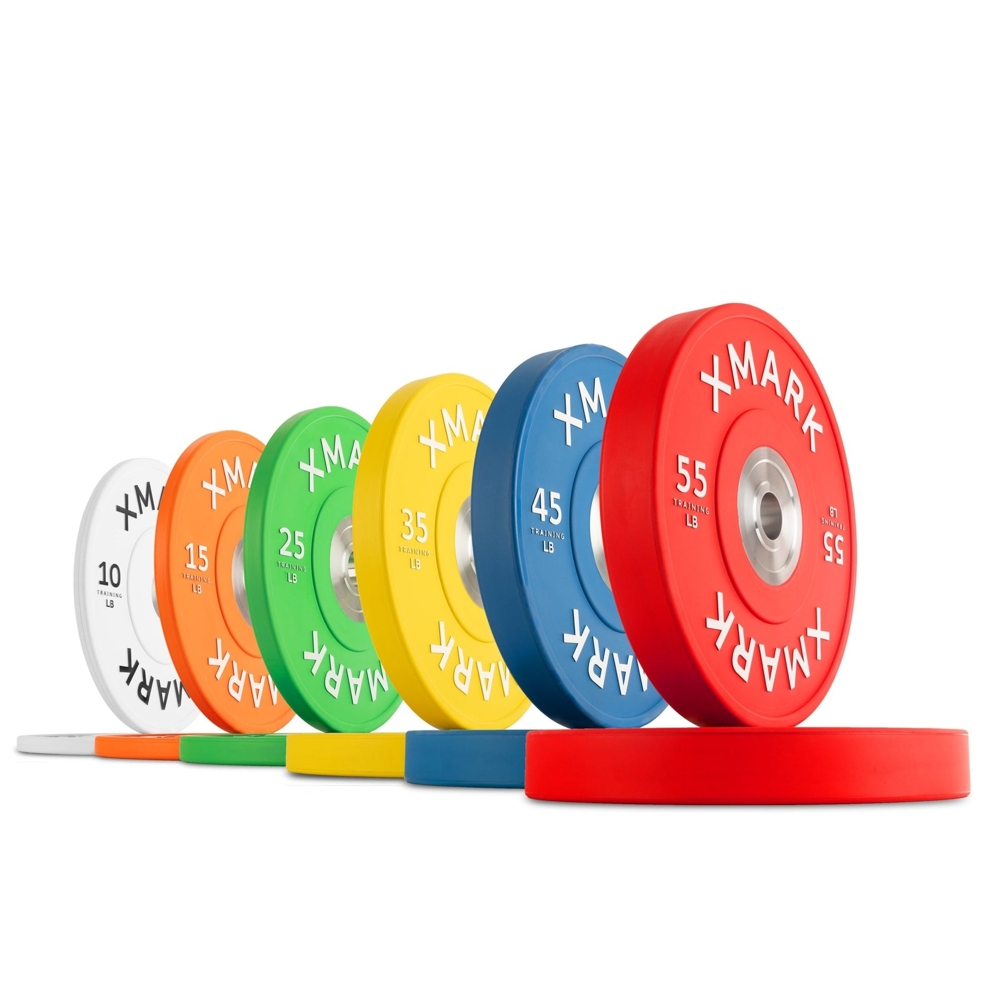 XMark Commercial Premium Virgin Rubber Color Bumper Plates (LB) -  product_vendor - Peak Primal Wellness