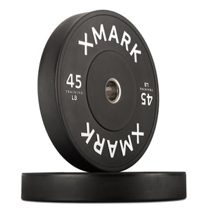 XMark Commercial Black Bumper Plates (LB) -  product_vendor - Peak Primal Wellness