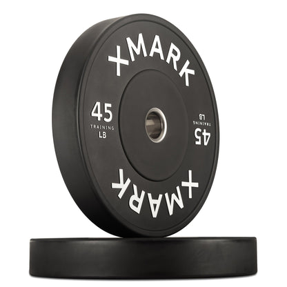 XMark Commercial Black Bumper Plates (LB) -  product_vendor - Peak Primal Wellness