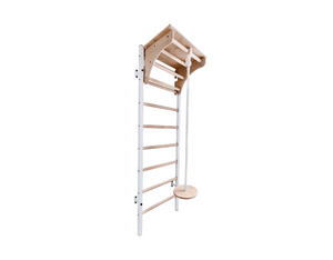 BenchK 212B + A076 Gymnastic Wall Bars Swedish Ladder with Desk, Adjustable Pull - Up Bar & Accessories -  product_vendor - Peak Primal Wellness