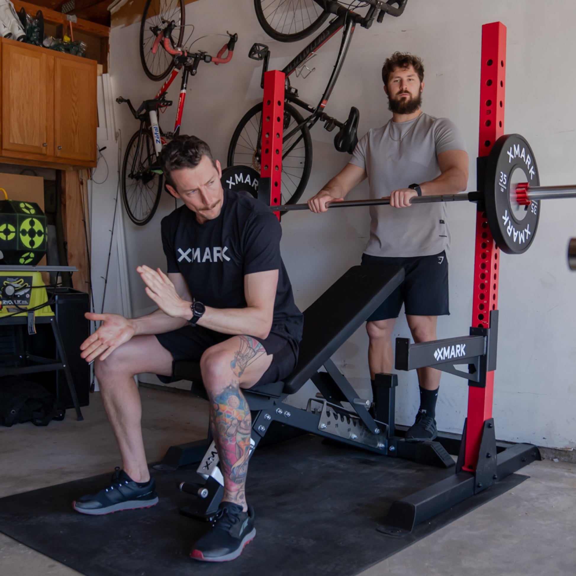 XMark Black Hawk Commercial Adjustable Weight Bench (Pre-assembled) -  product_vendor - Peak Primal Wellness