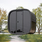 Leil Saunas Black Cube Classic - 4 Person Outdoor Sauna Kit -  product_vendor - Peak Primal Wellness