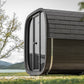 Leil Saunas Black Cube Classic - 4 Person Outdoor Sauna Kit -  product_vendor - Peak Primal Wellness