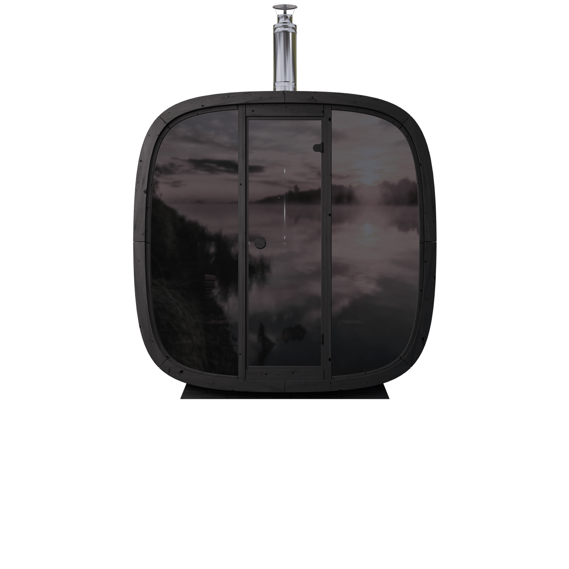 Leil Saunas Black Cube Comfort - 6 Person Outdoor Sauna Kit -  product_vendor - Peak Primal Wellness