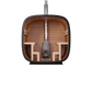 Leil Saunas Black Cube Comfort - 6 Person Outdoor Sauna Kit -  product_vendor - Peak Primal Wellness