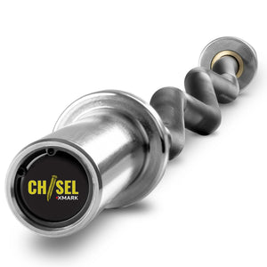 XMark Chisel Olympic EZ Curl Barbell, 47 inches -  product_vendor - Peak Primal Wellness