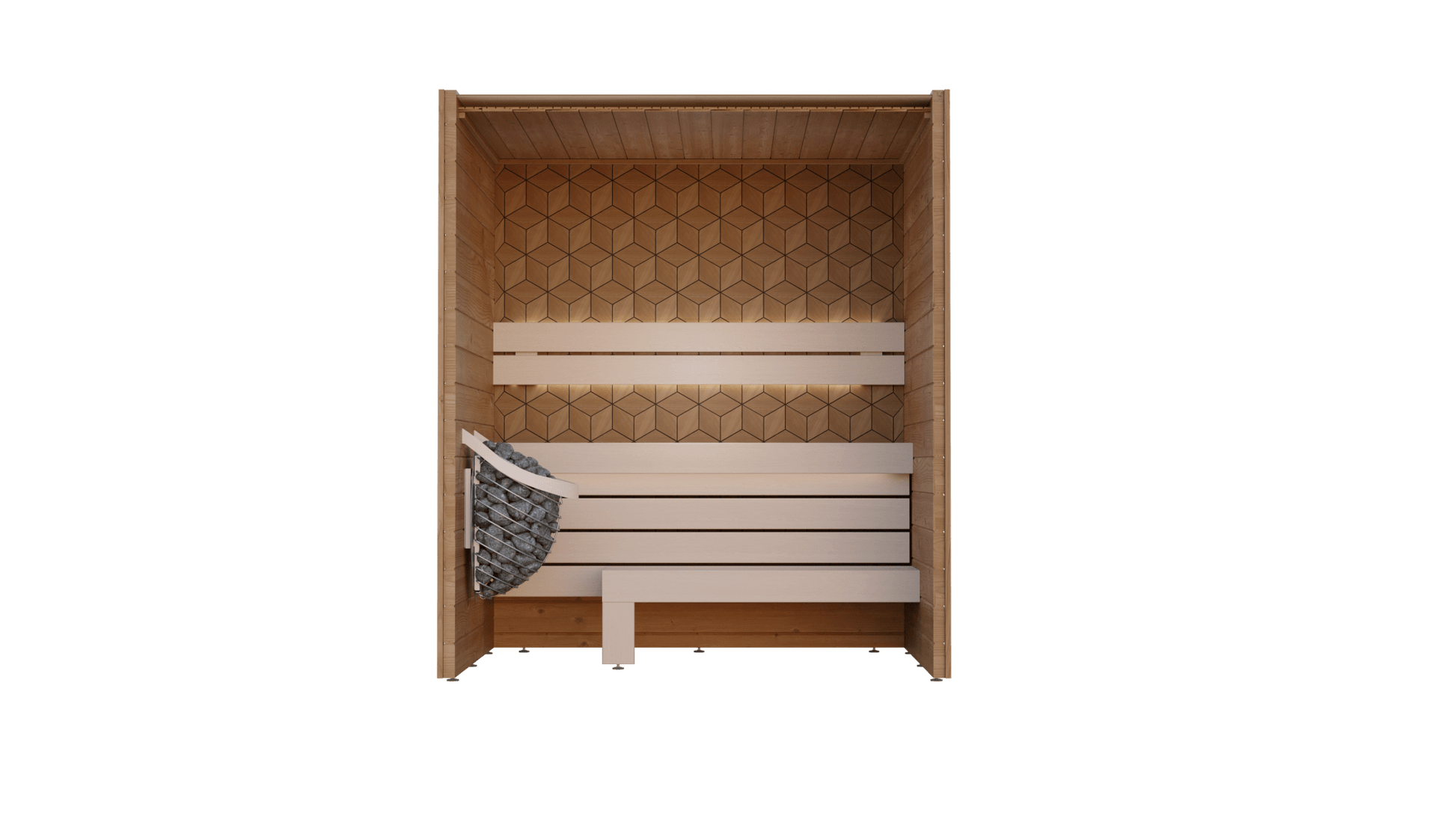 Leil Saunas Como 3 - 180 - 3 Person Indoor Sauna Kit -  product_vendor - Peak Primal Wellness