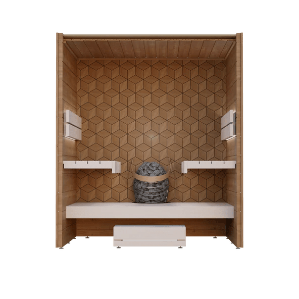 Leil Saunas Como 4 - 180 - 4 Person Indoor Sauna Kit -  product_vendor - Peak Primal Wellness