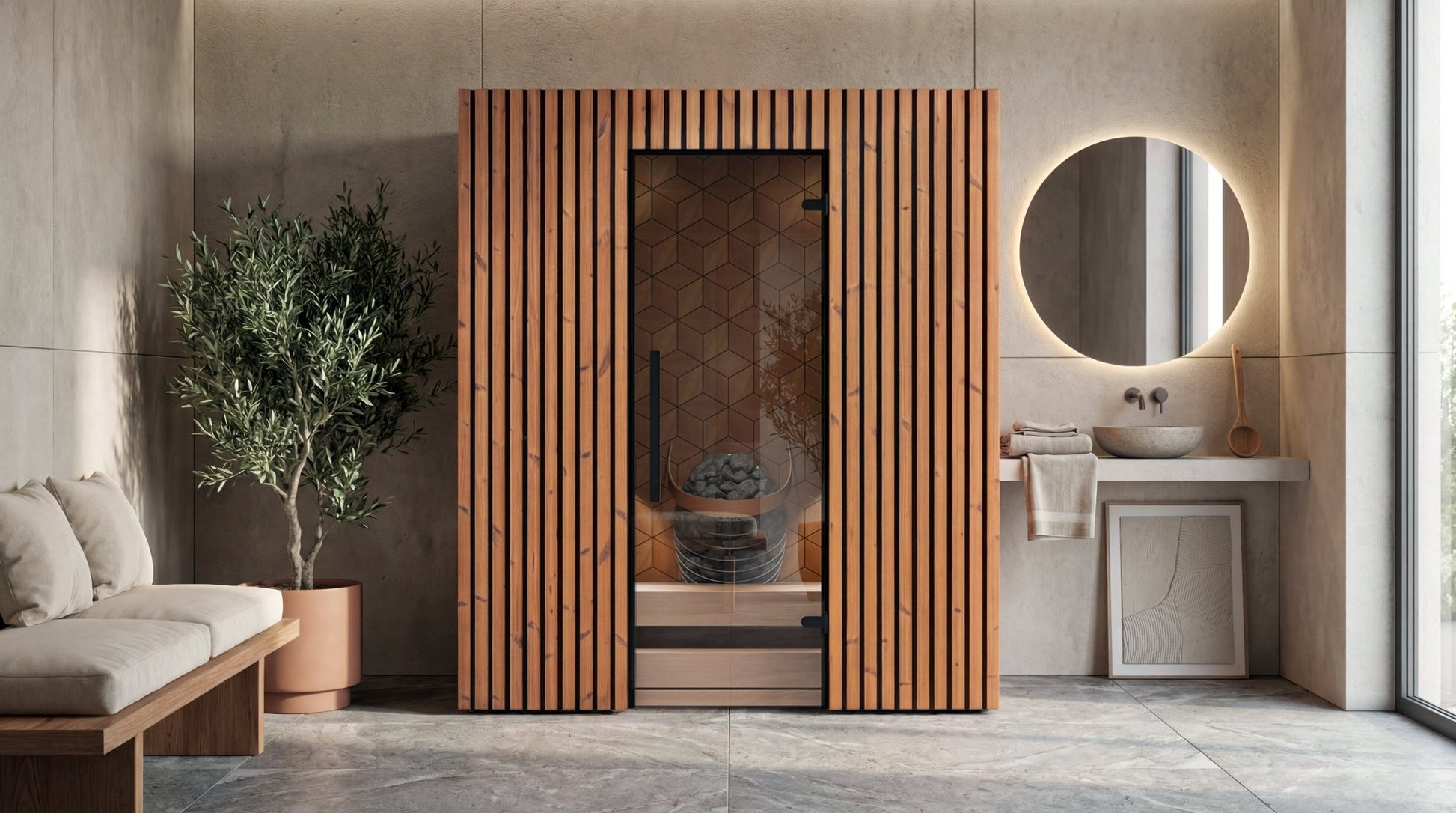 Leil Saunas Como 4 - 180 - 4 Person Indoor Sauna Kit -  product_vendor - Peak Primal Wellness