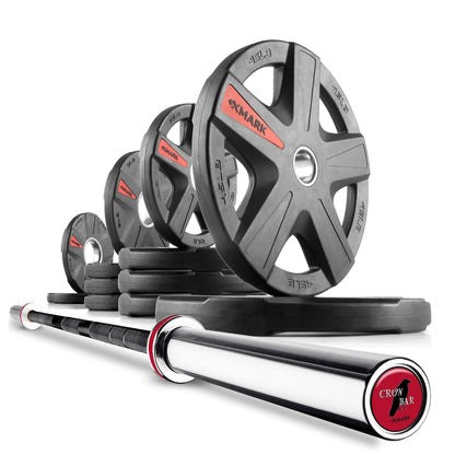 XMark Texas Star Olympic Weight Plates and Olympic Barbell Sets -  product_vendor - Peak Primal Wellness