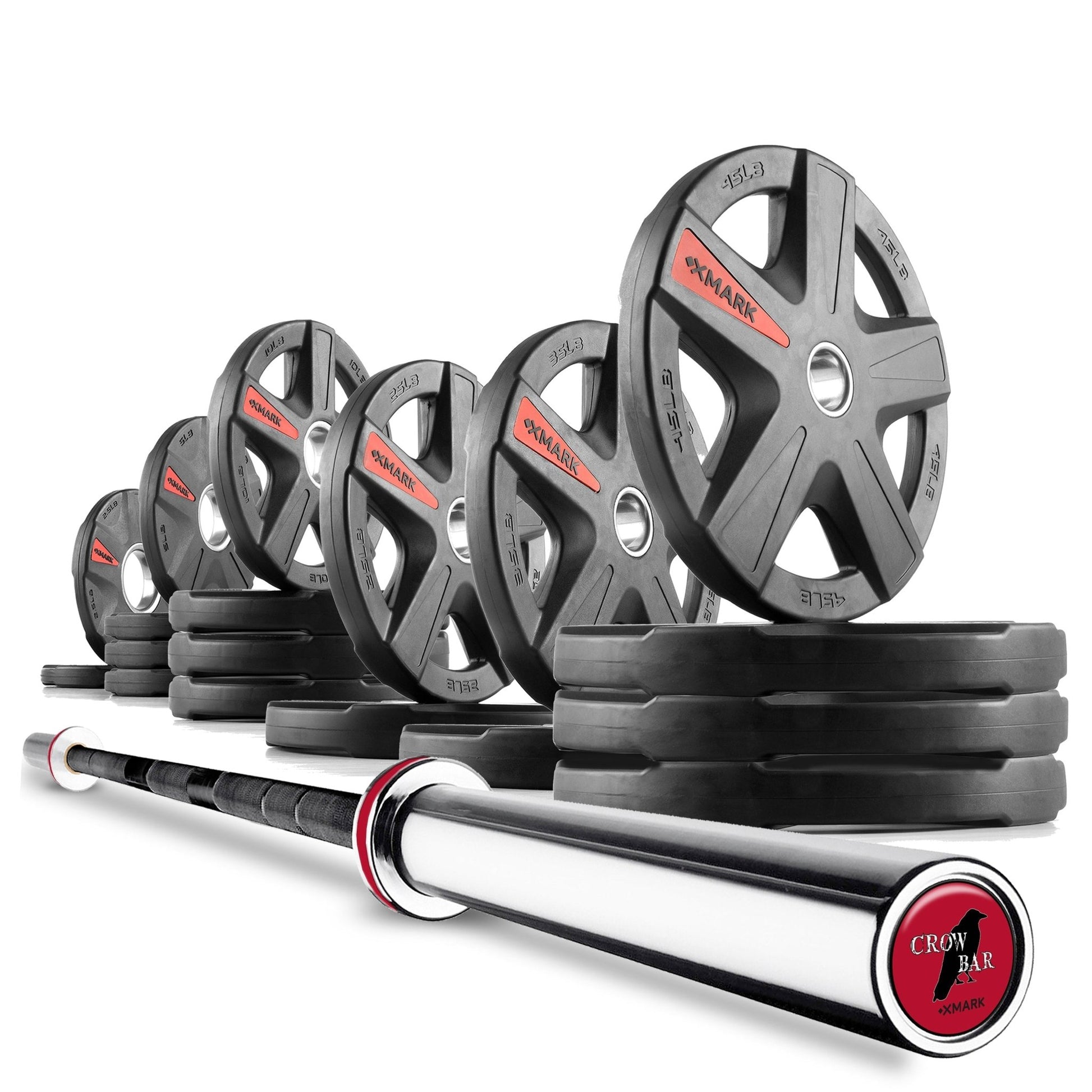 XMark Texas Star Olympic Weight Plates and Olympic Barbell Sets -  product_vendor - Peak Primal Wellness