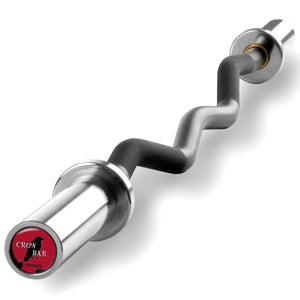 XMark Crowbar EZ Curl Barbell, Fits Olympic Plates -  product_vendor - Peak Primal Wellness