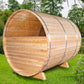Dundalk LeisureCraft CT Tranquility 6 Person Traditional Outdoor Barrel Sauna