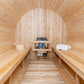 Dundalk LeisureCraft CT Tranquility 6 Person Traditional Outdoor Barrel Sauna