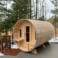 Dundalk LeisureCraft CT Tranquility 6 Person Traditional Outdoor Barrel Sauna