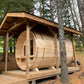 Dundalk LeisureCraft CT Tranquility 6 Person Traditional Outdoor Barrel Sauna