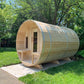 Dundalk LeisureCraft CT Tranquility 6 Person Traditional Outdoor Barrel Sauna