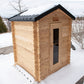 Dundalk LeisureCraft CT Granby 2-3 Person Traditional Outdoor Cabin Sauna