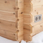 Dundalk LeisureCraft CT Granby 2-3 Person Traditional Outdoor Cabin Sauna