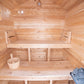 Dundalk LeisureCraft CT Granby 2-3 Person Traditional Outdoor Cabin Sauna