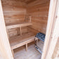 Dundalk LeisureCraft CT Granby 2-3 Person Traditional Outdoor Cabin Sauna