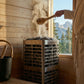 Dundalk LeisureCraft CT Palmer 3-4 Person Traditional Outdoor Cabin Sauna