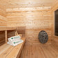 Dundalk LeisureCraft CT Georgian 6 Person Traditional Outdoor Cabin Sauna -  product_vendor - Peak Primal Wellness