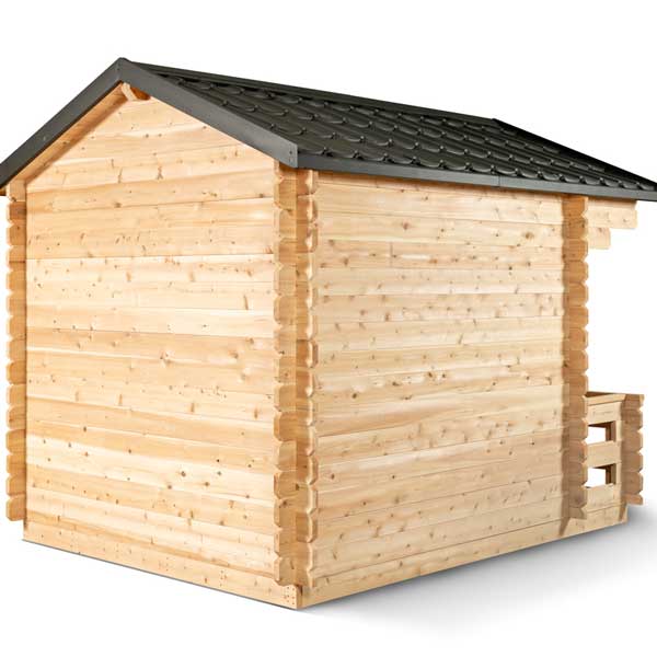 Dundalk LeisureCraft CT Georgian 6 Person Traditional Outdoor Cabin Sauna -  product_vendor - Peak Primal Wellness