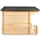 Dundalk LeisureCraft CT Georgian 6 Person Traditional Outdoor Cabin Sauna -  product_vendor - Peak Primal Wellness