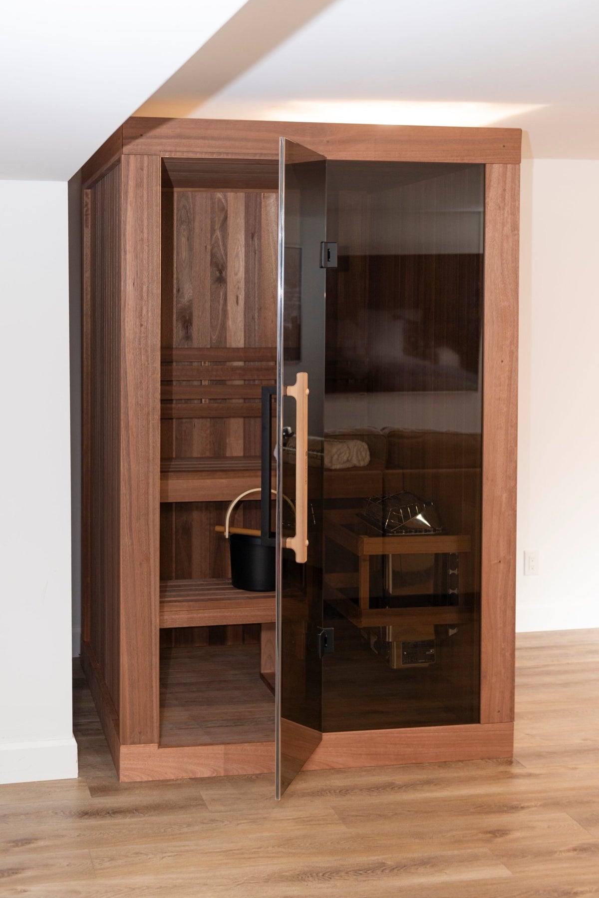 Dundalk LeisureCraft CT Element Nook 2 Person Traditional Indoor Sauna (54x54) -  product_vendor - Peak Primal Wellness