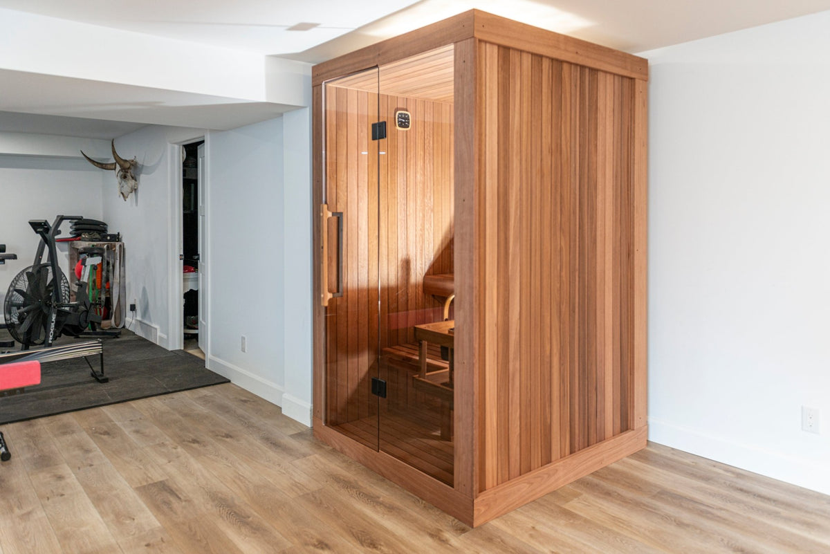 Dundalk LeisureCraft CT Element Nook 2 Person Traditional Indoor Sauna (54x54) -  product_vendor - Peak Primal Wellness
